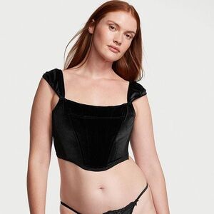 NWT Victoria’s Secret Velvet Corset Top Size XL